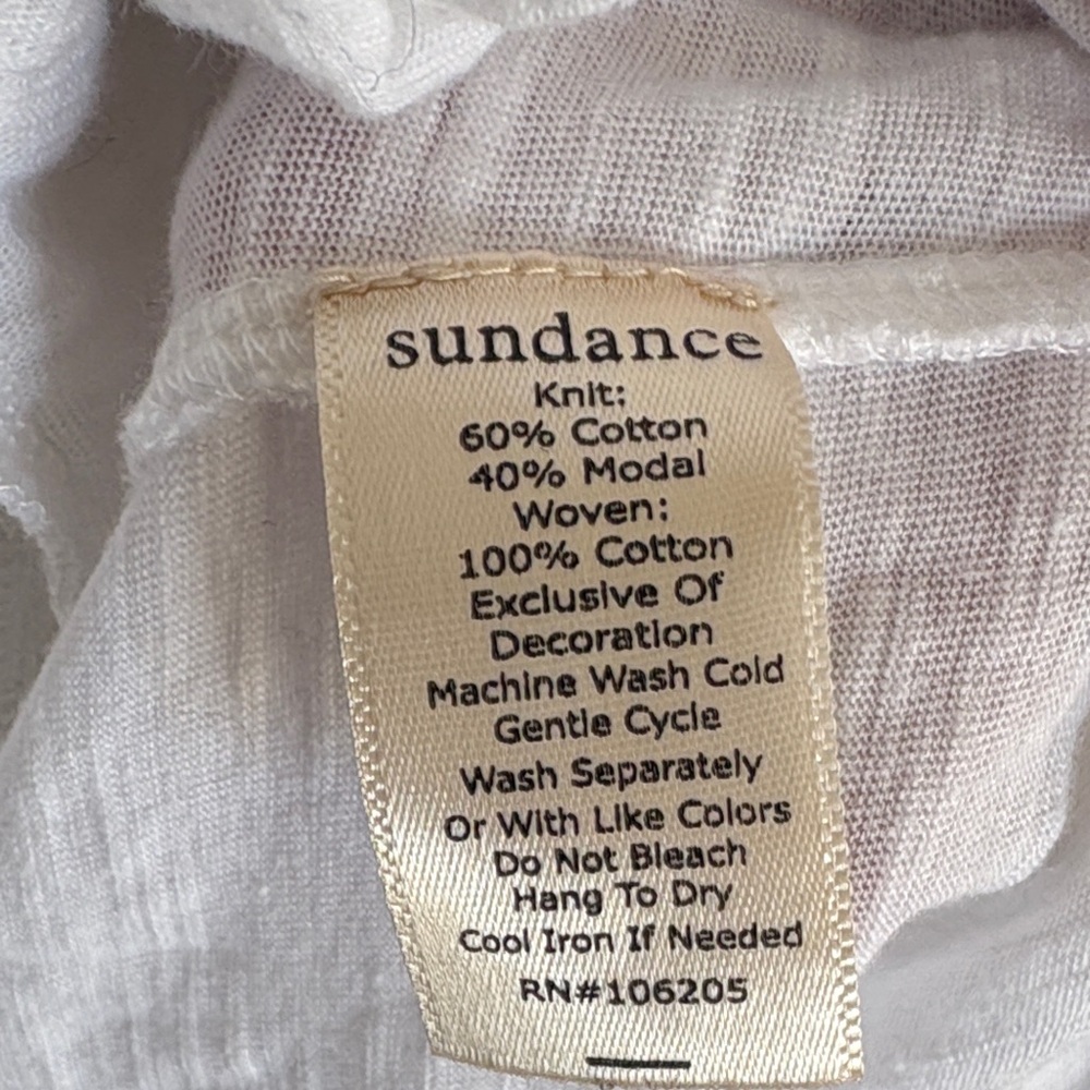 Sundance White Lace Women's Top - Picture 4 of 4